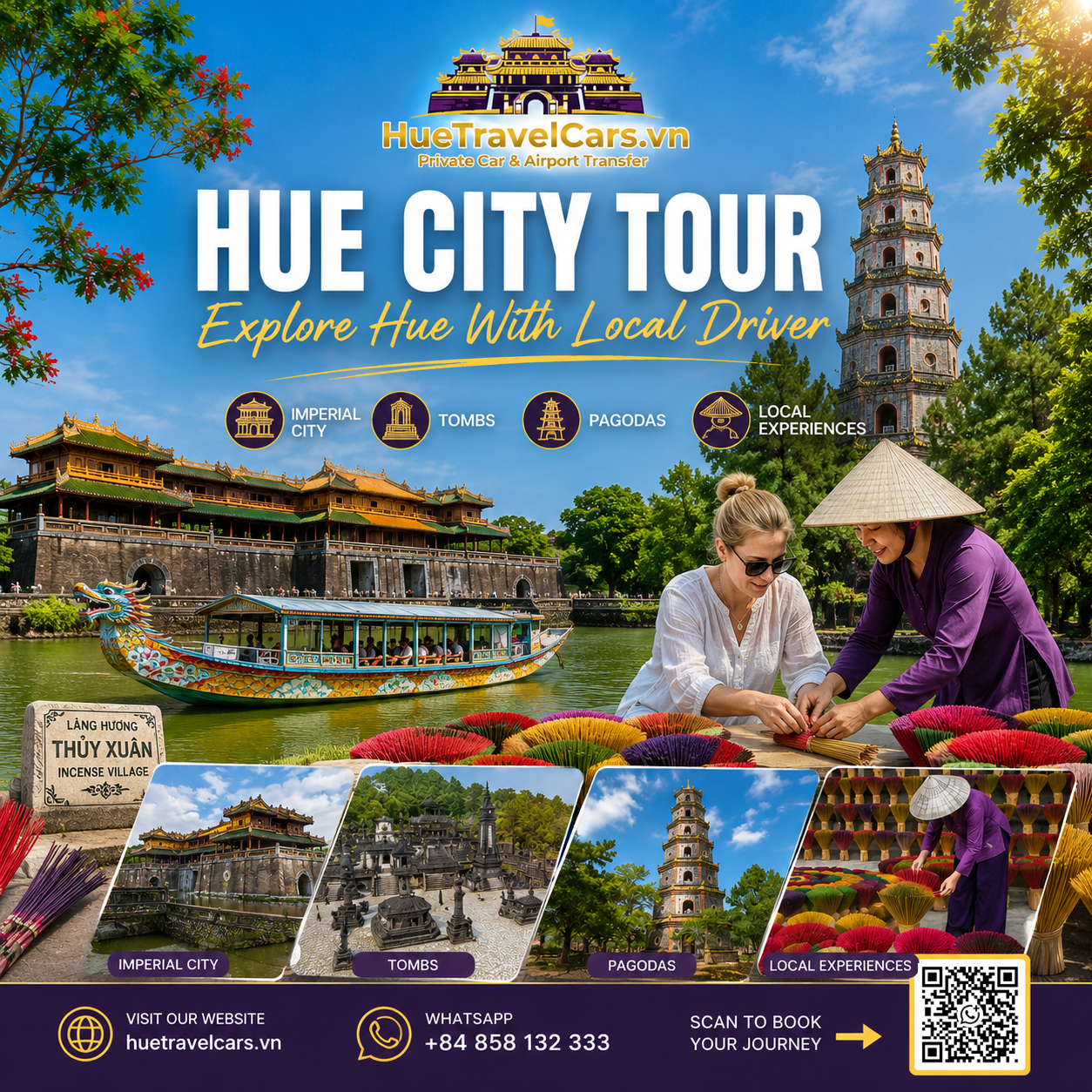 Hue City Tour By Private Car