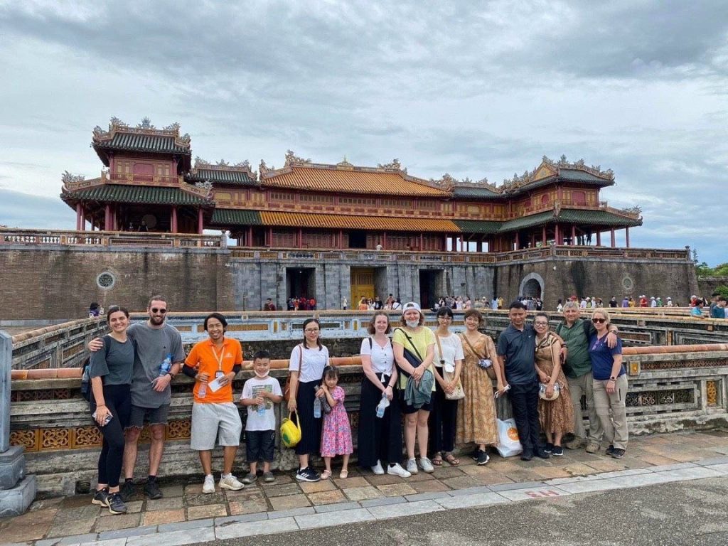 Hue Imperial City Ngo Mon Gate landmark on Hue Sightseeing Tour by Private Car