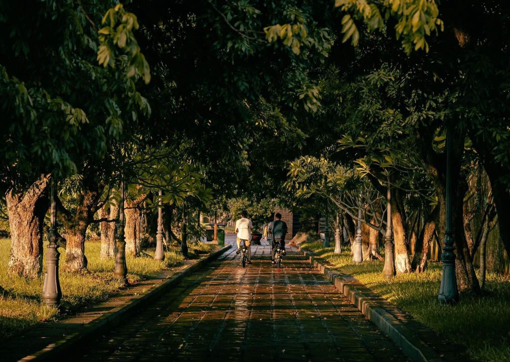 Historic royal tomb in Hue visited via Hue Travel Cars private car rental
