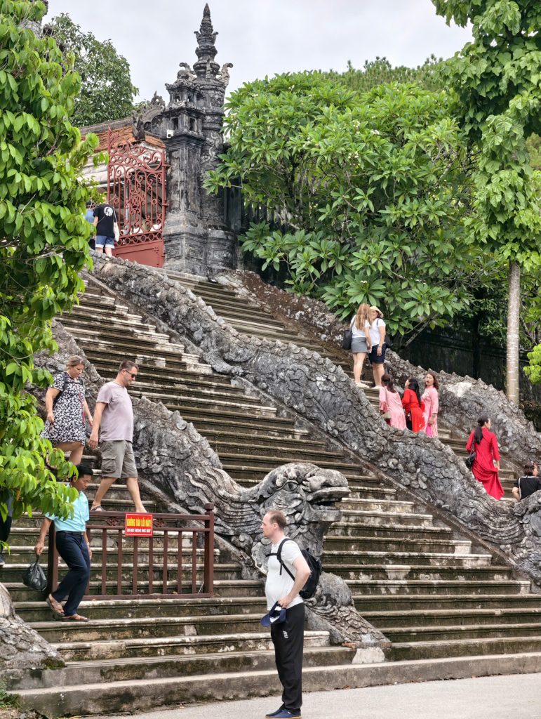 Khai Dinh Tomb royal architecture landmark on Hue Sightseeing Tour by Private Car