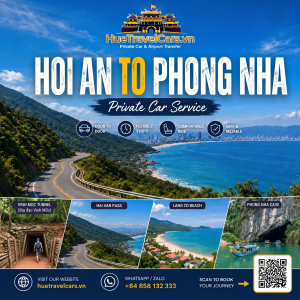 Premium Hoi An to Phong Nha private car transfer
